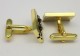 Boutons de manchette vintage à motif de chaine