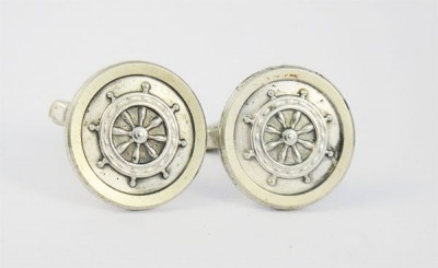 Boutons de manchette barre de gouvernail