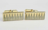 Boutons de manchette 1960 Dial deux ors