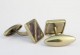 Boutons de manchette 1920 en celluloïd violet