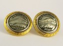 Boutons de manchette vintage Parthenon Athenes