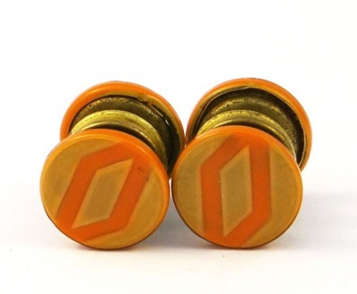 Boutons de manchette 1930 bakelite