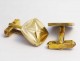 Boutons de manchette 1950 signés Gold'or