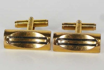 Bouton de manchette 1970 signés FFF