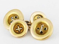 Boutons de manchette 1920 alliage or 14K