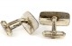 Boutons de manchette vintage en argent 835