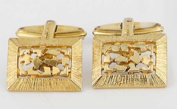 Lanvin Boutons De Manchette Lanvin Plaqué Or 