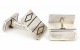 Boutons de manchette en argent Finlande vintage